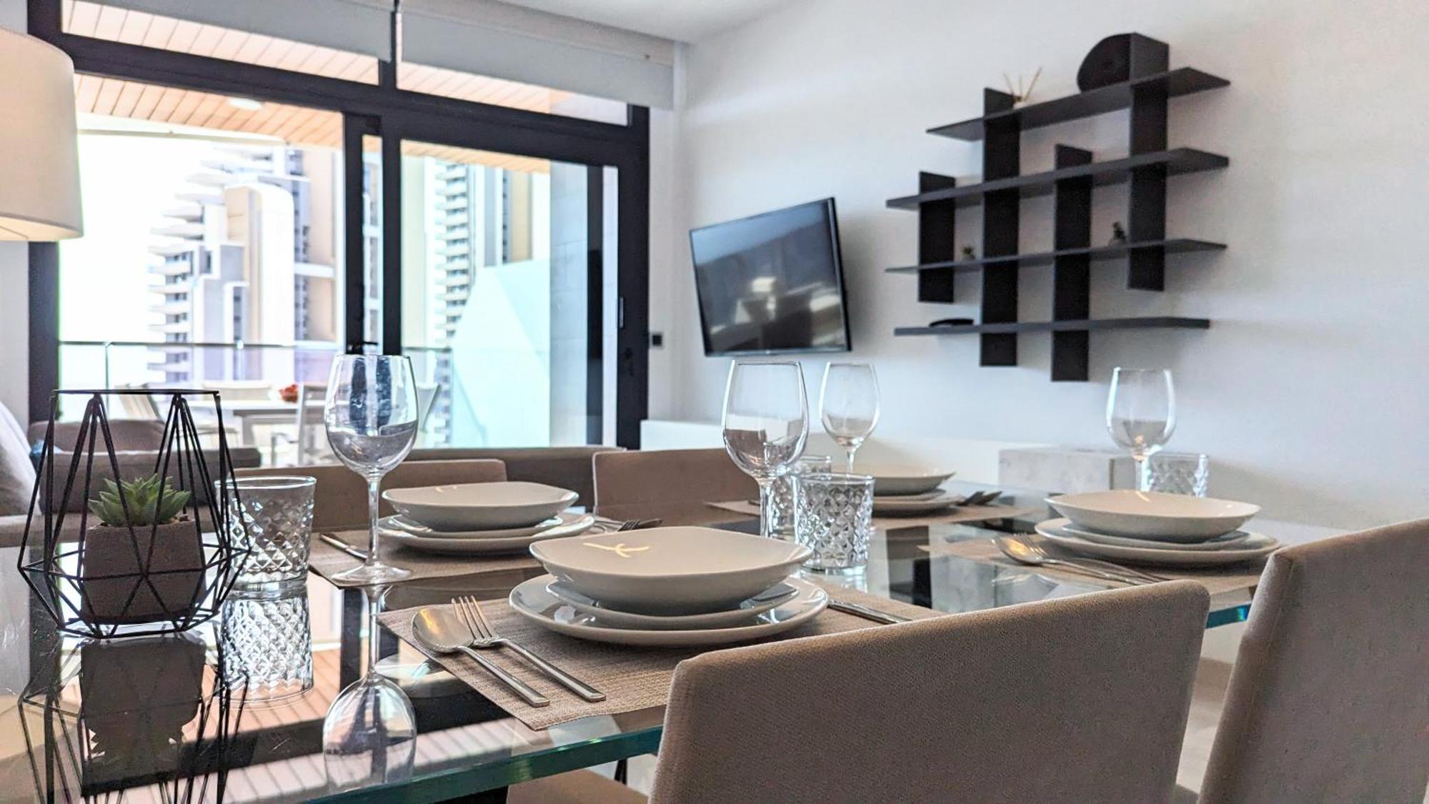 Sunset Waves Luxury Apartment Benidorm Exteriör bild