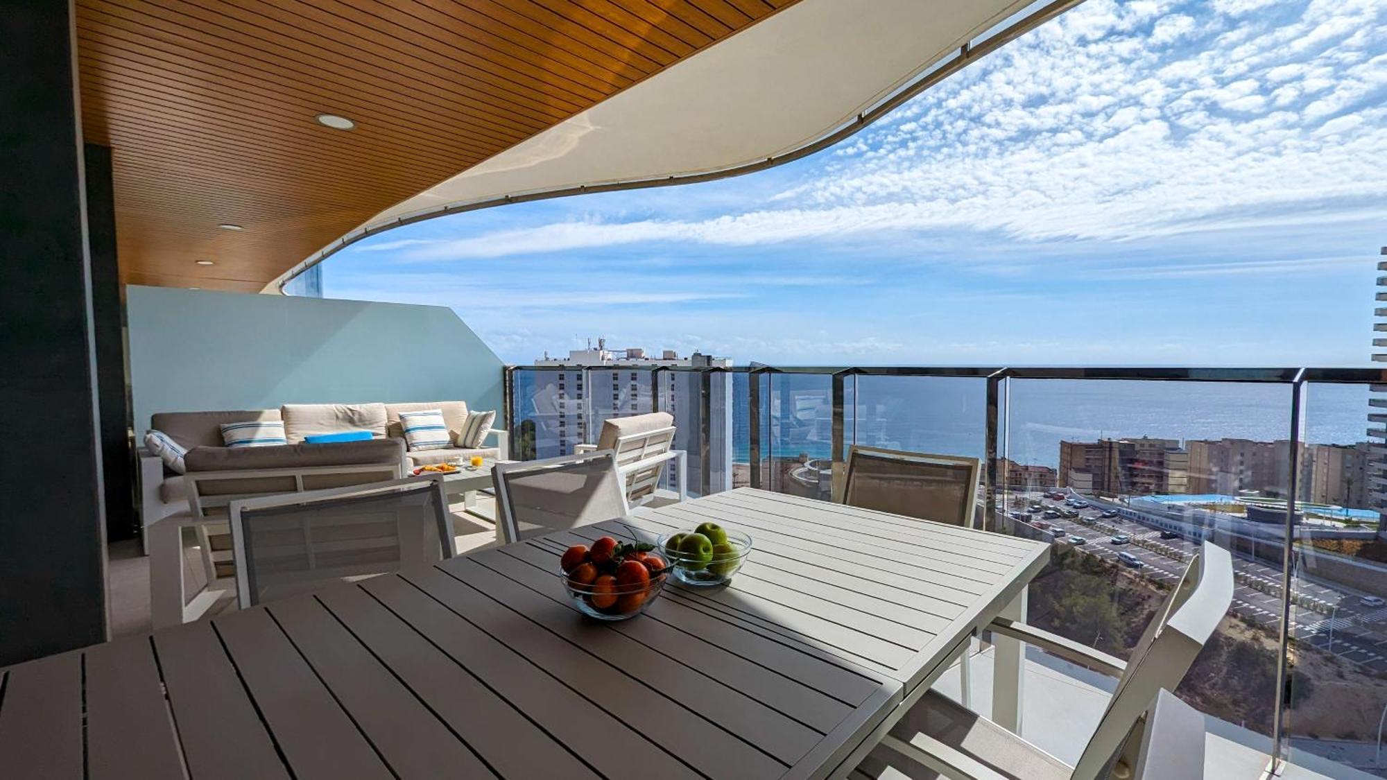 Sunset Waves Luxury Apartment Benidorm Exteriör bild